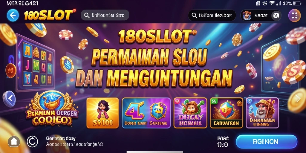 Tampilan gameplay seru di 180SLOT dengan efek visual yang memukau.