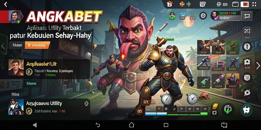 Tampilan menarik dari aplikasi ANGKABET, mengelola aktivitas dengan mudah.