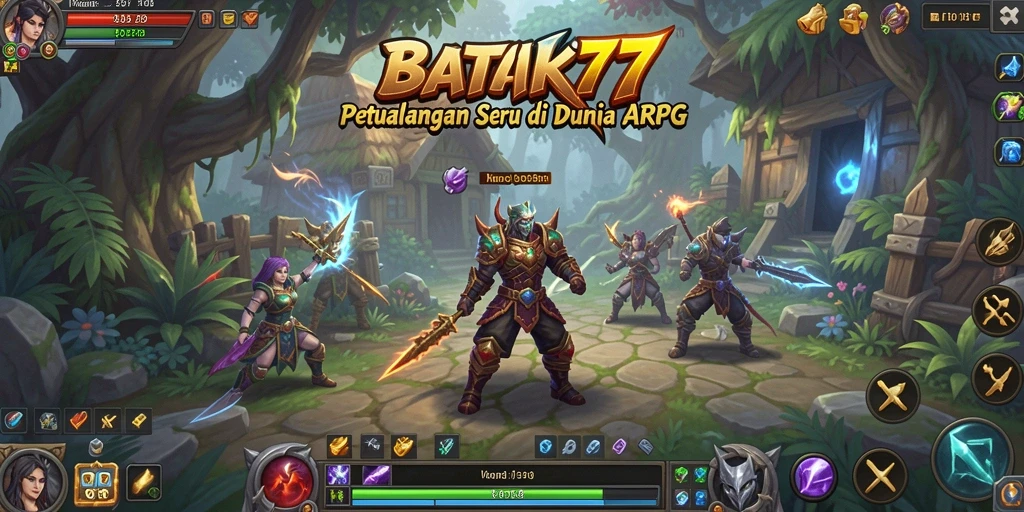 Gameplay menakjubkan BATIK77 dalam aksi ARPG.