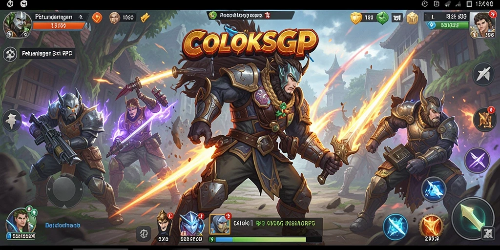 Tampilan gameplay yang menakjubkan dalam COLOKSGP.