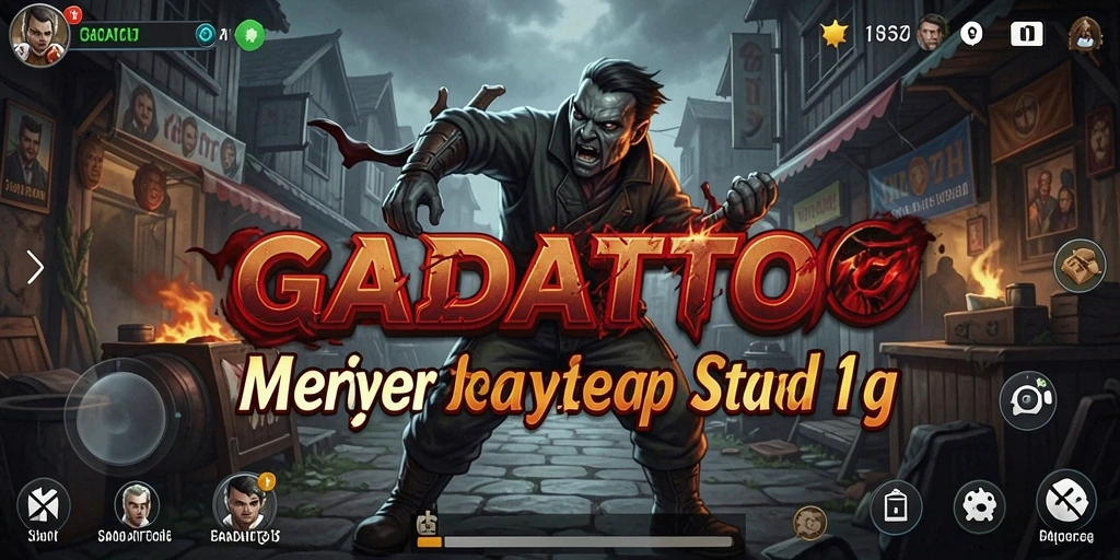 Tangkapan layar GADAITOTO menampilkan suasana gelap dan mencekam dari gameplay horror.
