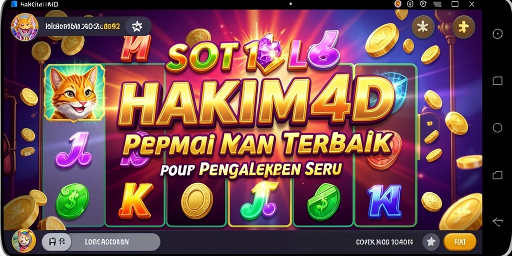 Tampilan gameplay HAKIM4D dengan grafik slot yang menawan.