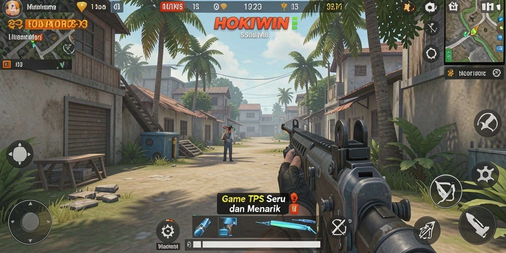 Tampilan gameplay HOKIWIN yang memukau dan mendebarkan.