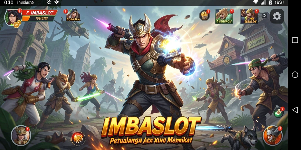 Tangkap aksi mendebarkan di IMBASLOT dengan grafis yang menawan.