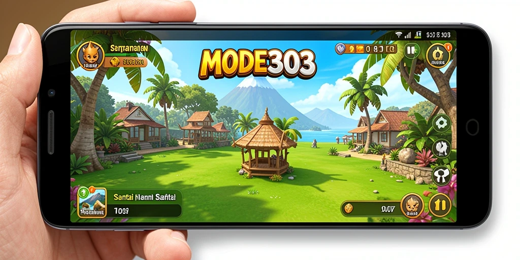 Tampilan gameplay seru dengan berbagai tantangan di MODE303.