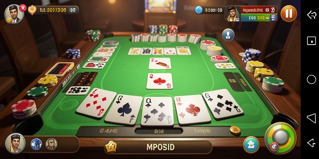 Tampilan menarik gameplay Gaple di MPOID.