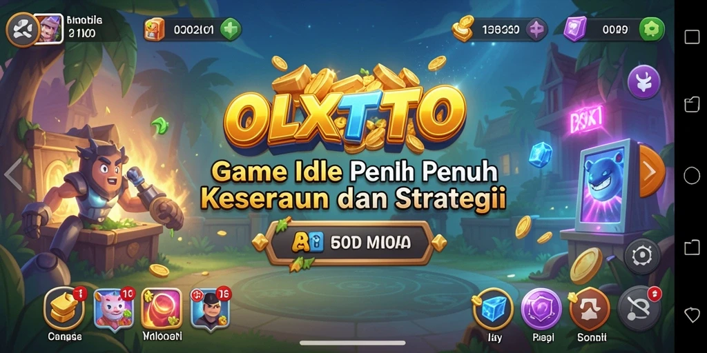 Tampilan menarik dari gameplay OLXTOTO dalam mode Idle.