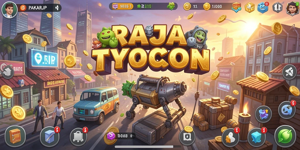 Tampilan menarik dari gameplay PAKARJP yang penuh tantangan Tycoon.
