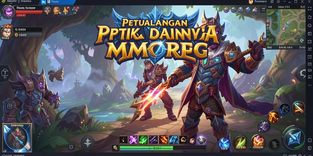Tampilan gameplay menakjubkan di dunia MMORPG RR89.