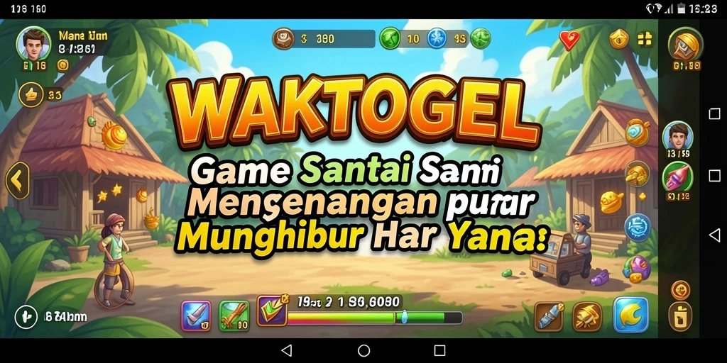 Screenshot gameplay WAKTOGEL yang menampilkan keseruan dan tantangannya.